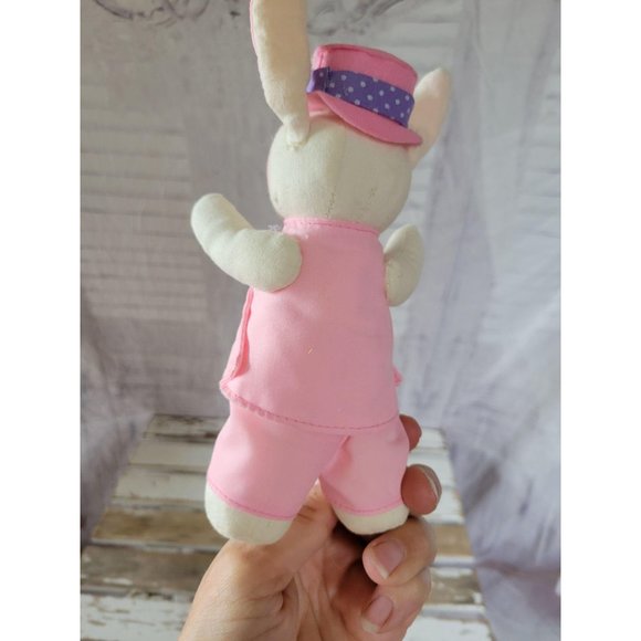 Shabby‎ chic Easter bunny rabbit tuxedo home decor - Picture 3 of 6